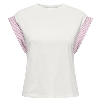 ONLY Onldawn Life S/S O-Neck Mix Top JRS, Molndansare, S ONLY Onldawn Life S/S O-Neck Mix Top JRS, Molndansare, S