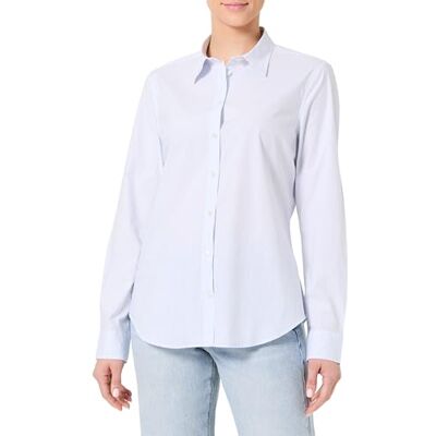 GANT dam Slim Striped Poplin Shirt Blus GANT dam Slim Striped Poplin Shirt Blus
