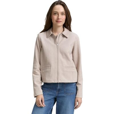 TOM TAILOR damblazer, 38330 – mjuk taupe melerad, XXL TOM TAILOR damblazer, 38330 – mjuk taupe melerad, XXL