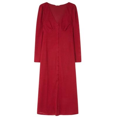 Springfield dam Structured Midi Dress Klänning Springfield dam Structured Midi Dress Klänning