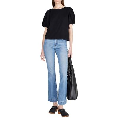 Sisley Womens 3MCHL103A t-shirt, svart 100, XS, Svart 100, XS Sisley Womens 3MCHL103A t-shirt, svart 100, XS, Svart 100, XS