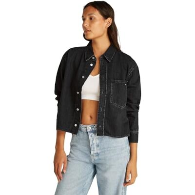 Calvin CK JEANS DAMSKJORTA DAD, DENIM SKJORTA J20J225517, denim (denim svart), M, Denim (denim svart), M Calvin CK JEANS DAMSKJORTA DAD, DENIM SKJORTA J20J225517, denim (denim svart), M, Denim (denim svart), M