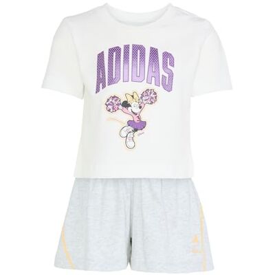 adidas Dziewczynki DISNEY MINNIE MOUSE T-SHIRT SET, white/Semi Ice Tangerine, 18-24 Months adidas Dziewczynki DISNEY MINNIE MOUSE T-SHIRT SET, white/Semi Ice Tangerine, 18-24 Months