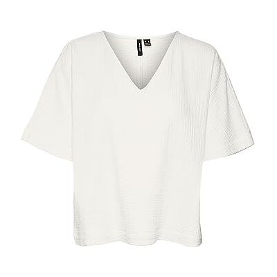 VERO MODA damblus VMNATALI SS TOP NOOS, Snövit, S VERO MODA damblus VMNATALI SS TOP NOOS, Snövit, S