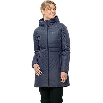 Jack Wolfskin Lapawa Ins Coat W kappa, grafit, s dam, grafit, S Jack Wolfskin Lapawa Ins Coat W kappa, grafit, s dam, grafit, S