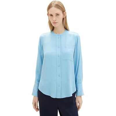 TOM TAILOR Damblus, 12391 – Klar ljusblå melerad, 32 SE TOM TAILOR Damblus, 12391 – Klar ljusblå melerad, 32 SE