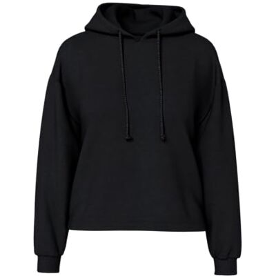PIECES Dam Pcchilli Ls Hoodie Noos Bc huvtröja, svart, S PIECES Dam Pcchilli Ls Hoodie Noos Bc huvtröja, svart, S