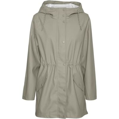 VERO MODA Vmmalou belagd jacka Noos kort jacka, abbey stone, XXL VERO MODA Vmmalou belagd jacka Noos kort jacka, abbey stone, XXL