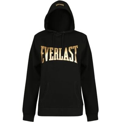 Everlast Huvtröja för kvinnor, Svart/guld, L Everlast Huvtröja för kvinnor, Svart/guld, L