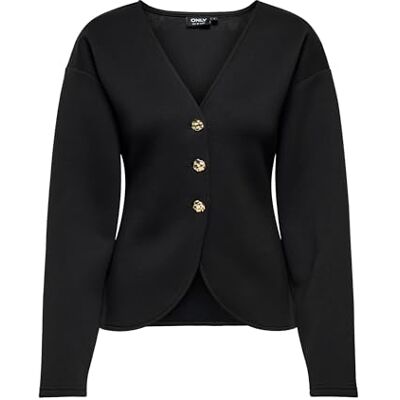 ONLY Onlnaomi L/S kofta SWT, svart, L ONLY Onlnaomi L/S kofta SWT, svart, L