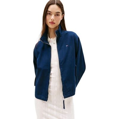 Tommy Jeans dam TJW REG ZIP BOMULL JACKA EXT DW0DW20526 andra jackor, blå (Dark Night Navy), XL, Blå (mörk natt marinblå), XL Tommy Jeans dam TJW REG ZIP BOMULL JACKA EXT DW0DW20526 andra jackor, blå (Dark Night Navy), XL, Blå (mörk natt marinblå), XL