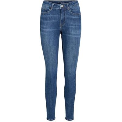 Vila Visarah Rw Skinny Jeans MBD Bub248-Noos, Mellanblå denim, XL / 30L Vila Visarah Rw Skinny Jeans MBD Bub248-Noos, Mellanblå denim, XL / 30L