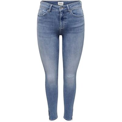 ONLY Dam skinny fit jeans ONLBlush Mid Ankle, Ljus medium blå denim, (M) W x 32L ONLY Dam skinny fit jeans ONLBlush Mid Ankle, Ljus medium blå denim, (M) W x 32L