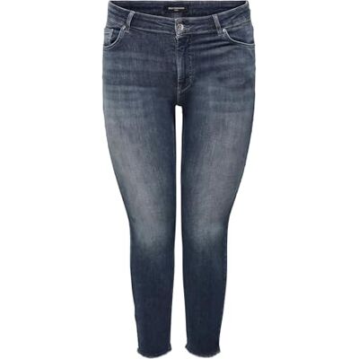 ONLY CARMAKOMA Kvinnors CARWILLY Life REG SK ANK RW REA422 NOOS jeans, blå svart denim, 50/32, Blå svart denim, 50W x 32L ONLY CARMAKOMA Kvinnors CARWILLY Life REG SK ANK RW REA422 NOOS jeans, blå svart denim, 50/32, Blå svart denim, 50W x 32L