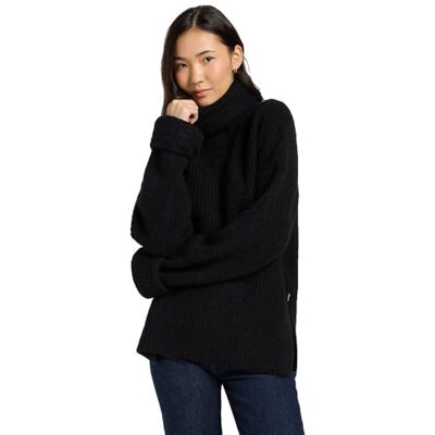 Lee Wide Cuff Turtle Neck, Unionall svart, M Lee Wide Cuff Turtle Neck, Unionall svart, M