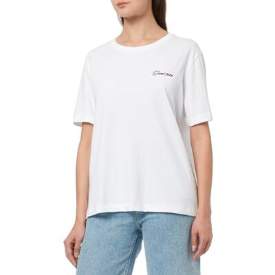 GANT REG Cotton Script SS T-shirt, Vit, XL GANT REG Cotton Script SS T-shirt, Vit, XL