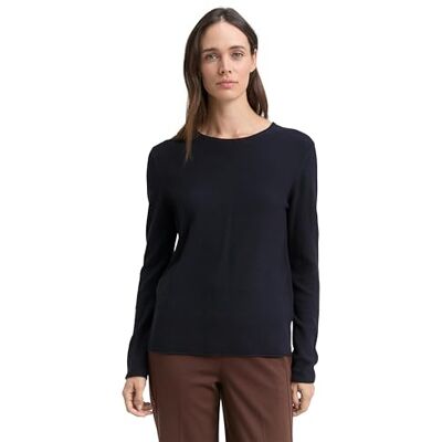 TOM TAILOR damtröja, 37495 – Midnight Navy Blue, 3XL TOM TAILOR damtröja, 37495 – Midnight Navy Blue, 3XL