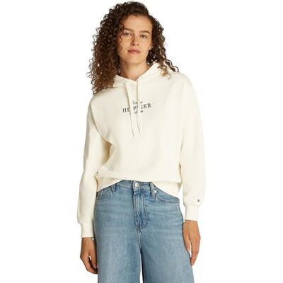 Tommy Hilfiger REG HILFIGER HOODIE WW0WW45528, beige, M, Beige (Calico), M Tommy Hilfiger REG HILFIGER HOODIE WW0WW45528, beige, M, Beige (Calico), M