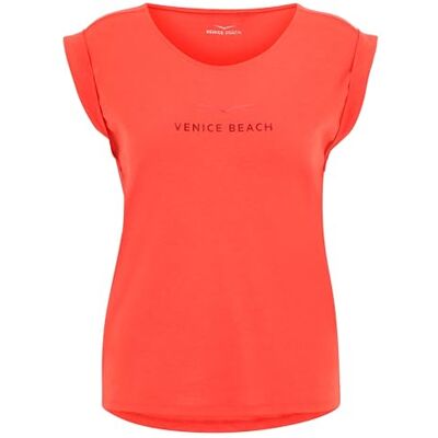 Venice Beach VB_Arden 1114 01 T-shirt – Sunset Orange – S Venice Beach VB_Arden 1114 01 T-shirt – Sunset Orange – S