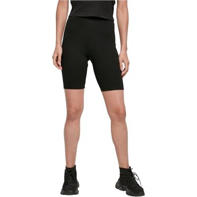 Build Your Brand Dam dam dam hög midja cykel yoga shorts, svart, XS Build Your Brand Dam dam dam hög midja cykel yoga shorts, svart, XS