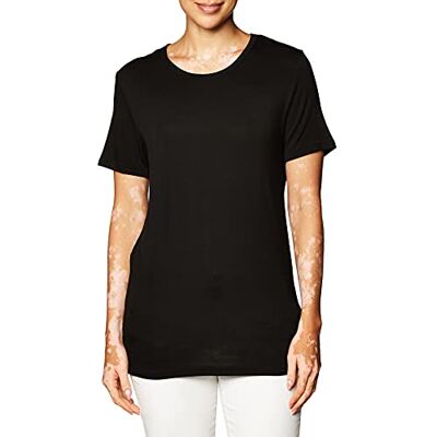 WINK Wonder Dam silkeslen kortärmad t-shirt, L, Svart, 1 WINK Wonder Dam silkeslen kortärmad t-shirt, L, Svart, 1