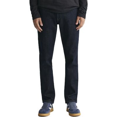 GANT Slim Jeans, Mörkblå, 44W x 30L GANT Slim Jeans, Mörkblå, 44W x 30L