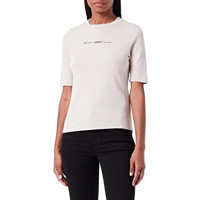 TOM TAILOR Denim Damer T-shirt med ståkrage och tryck 1032840, 30026 Cloud Grey, M TOM TAILOR Denim Damer T-shirt med ståkrage och tryck 1032840, 30026 Cloud Grey, M