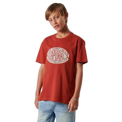 KAPORAL Okido T-shirt pojke, Paprika röd, 8 �r KAPORAL Okido T-shirt pojke, Paprika röd, 8 �r