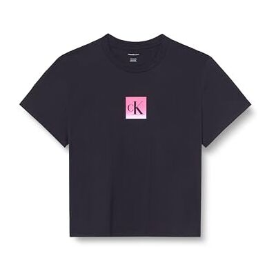 Calvin jeans dam SS klassisk passform t-shirt LV047C864G grafiska t-shirts, svart (svart), XXL, svart (svart), XXL Calvin jeans dam SS klassisk passform t-shirt LV047C864G grafiska t-shirts, svart (svart), XXL, svart (svart), XXL