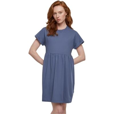 Urban Classics Damklänning, ekologisk bomull, t-shirtsklänning, Ladies Organic Empire Valance Teklänning, finns i många färger, storlekar XS – 5XL, Vintageblue, 4XL Urban Classics Damklänning, ekologisk bomull, t-shirtsklänning, Ladies Organic Empire Valance Teklänning, finns i många färger, storlekar XS – 5XL, Vintageblue, 4XL