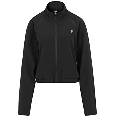 FILA Rovereto cropped sportjacka för kvinnor, svart, XL FILA Rovereto cropped sportjacka för kvinnor, svart, XL