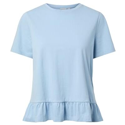 PIECES Pcdisso Ss O-Neck Top JRS Pwp Bc, Kashmirblå, S PIECES Pcdisso Ss O-Neck Top JRS Pwp Bc, Kashmirblå, S