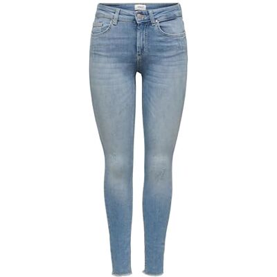 ONLY Womens Light Blue Denim Jeans Stretch, Blå (ljusblå denim), M ONLY Womens Light Blue Denim Jeans Stretch, Blå (ljusblå denim), M