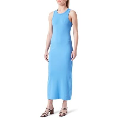 Tommy Hilfiger dam bodycon klänningar, Blå (Blå Spell), XL Tommy Hilfiger dam bodycon klänningar, Blå (Blå Spell), XL