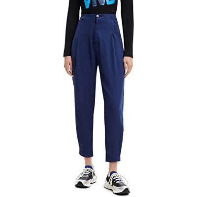Desigual Dam casual byxor, blå, M Desigual Dam casual byxor, blå, M