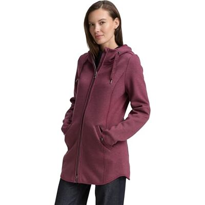 TOM TAILOR dam sweatjacka, 38901 – Bordeaux twill struktur, XXL TOM TAILOR dam sweatjacka, 38901 – Bordeaux twill struktur, XXL