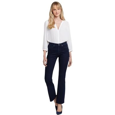NYDJ Misses Barbara Boot-Cut Jeans, Dark Enzym, 14, Mörk Enzym NYDJ Misses Barbara Boot-Cut Jeans, Dark Enzym, 14, Mörk Enzym
