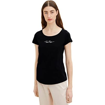 TOM TAILOR Damer T-shirt 1036192, 10668 Sky Captain Blue, XL TOM TAILOR Damer T-shirt 1036192, 10668 Sky Captain Blue, XL