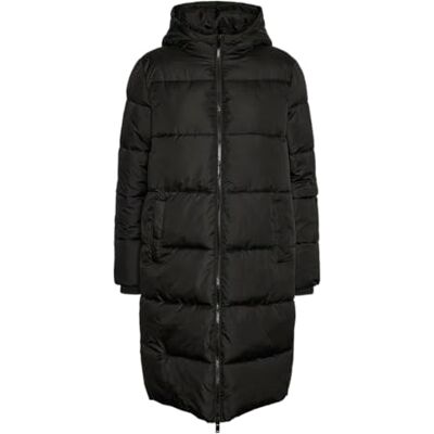 PIECES Dam Pcbee New Long Puffer jacka Bc-jacka, svart, L PIECES Dam Pcbee New Long Puffer jacka Bc-jacka, svart, L