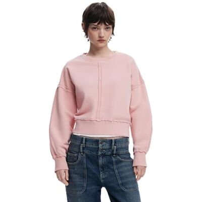 Desigual Sweat_Abbie, 3059 rosa Thailand, XL, Röd, XL Desigual Sweat_Abbie, 3059 rosa Thailand, XL, Röd, XL