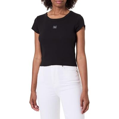 Calvin Jeans t-shirts för kvinnor, svart (svart), M Calvin Jeans t-shirts för kvinnor, svart (svart), M
