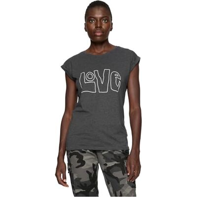 Dam Love Tee T-shirt, Charcoal, S Dam Love Tee T-shirt, Charcoal, S