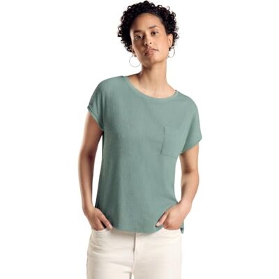 Street One Struktumix T-shirt, Seafoam grön, 34 Street One Struktumix T-shirt, Seafoam grön, 34