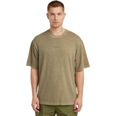 G-STAR RAW G-STAR, Center Chest Boxy T-shirt, Beige (Safari Gd D24780-c756-c805), XS G-STAR RAW G-STAR, Center Chest Boxy T-shirt, Beige (Safari Gd D24780-c756-c805), XS