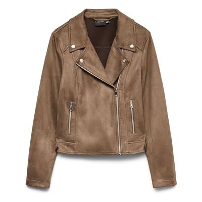 VERO MODA VMJOSE kort fuskpäls mocka jacka NOOS jacka, chokladchip, L, Chokladchip, L VERO MODA VMJOSE kort fuskpäls mocka jacka NOOS jacka, chokladchip, L, Chokladchip, L