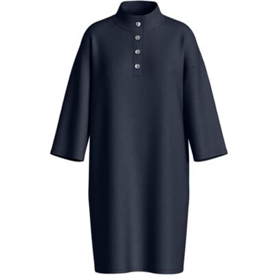 Vila Visiffi High Neck 3/4 dress/Pb/Dfs, marinblå blazer, XL Vila Visiffi High Neck 3/4 dress/Pb/Dfs, marinblå blazer, XL