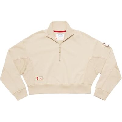 AS Roma Sweatshirt White Woman huvtröja dam AS Roma Sweatshirt White Woman huvtröja dam