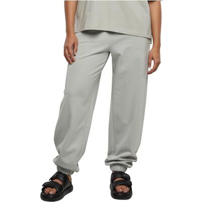 Urban Classics Dam Ladies Organic High Waist Ballong Sweatpants Byxor, Lightasfal, XL Urban Classics Dam Ladies Organic High Waist Ballong Sweatpants Byxor, Lightasfal, XL