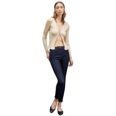 Motivi : Skinny-jeans Gisele blå höst vinter 24, blå, 40 Motivi : Skinny-jeans Gisele blå höst vinter 24, blå, 40