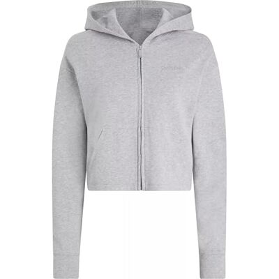 Calvin kvinnor hel dragkedja huvtröja 00QS7270E L/S tröja, grå (grå ljung), L, Grå (grå ljung), L Calvin kvinnor hel dragkedja huvtröja 00QS7270E L/S tröja, grå (grå ljung), L, Grå (grå ljung), L
